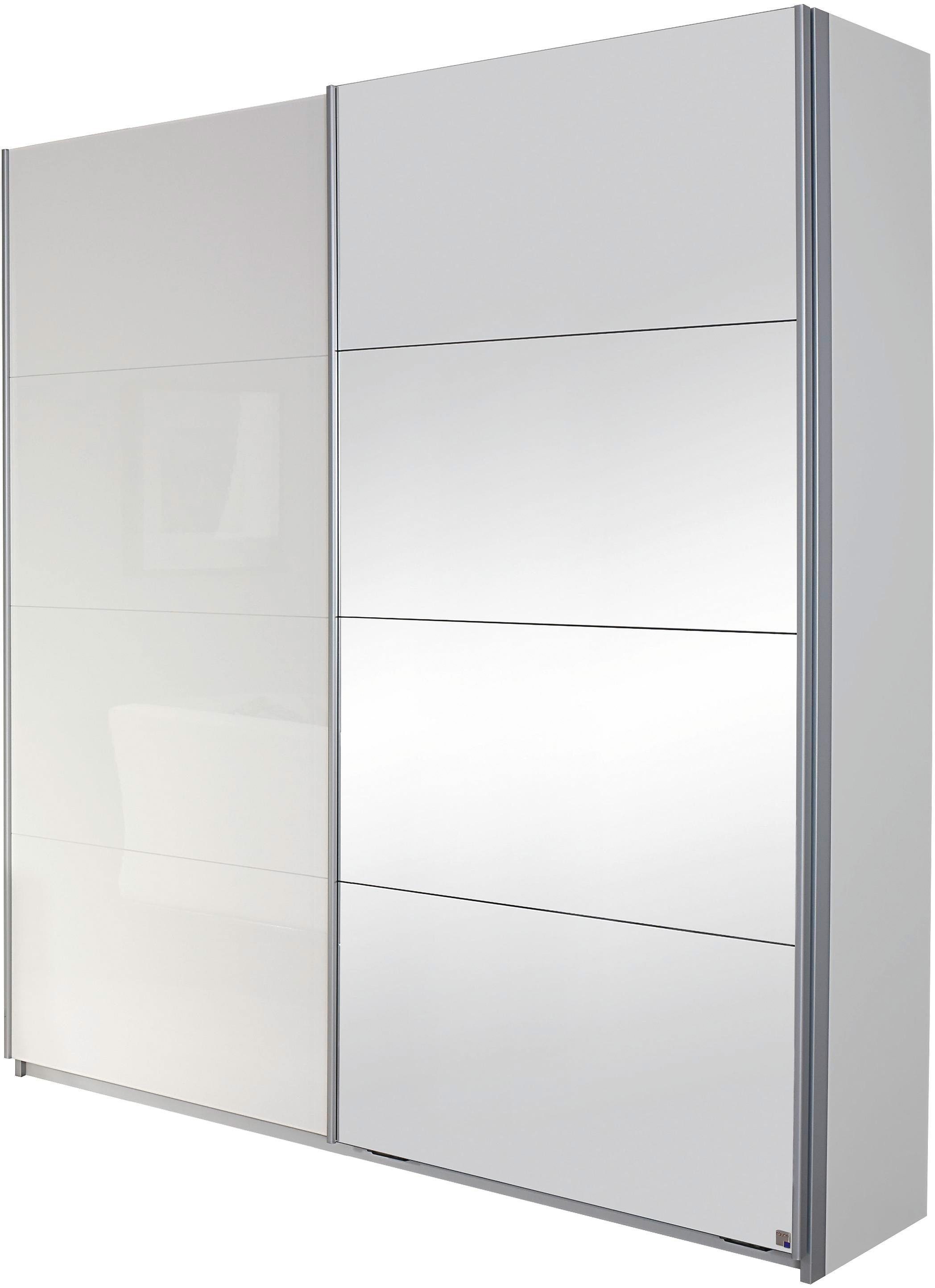 rauch Garderobenschrank Minosa mit Spiegel, Breite 181 cm weiß-weiß