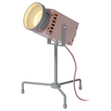 click-licht LED Tischleuchte LED Tischleuchte Beamer in Rosa und Grau 3W 70lm, Beweglich: Ja, Leuchtmittel enthalten: Ja, fest verbaut, LED, warmweiss, Tischleuchte, Nachttischlampe, Tischlampe