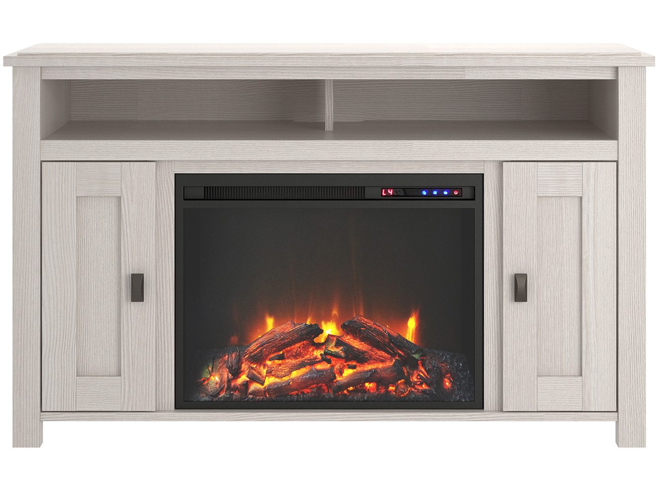 loft24 Kaminumbauschrank Farmington Sideboard mit Elektrokamin günstig online kaufen
