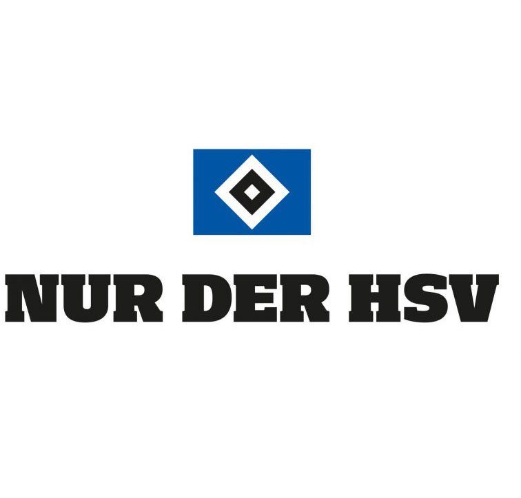 der (1 St) Hamburger Wall-Art SV HSV Wandtattoo Nur