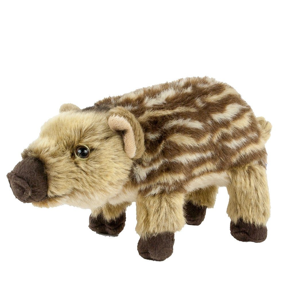 Teddys Rothenburg Kuscheltier Frischling stehend 25 cm Wildschwein Plüschfrischling (Plüschtier, Stofftier, Stoffwildschwein, Plüschwildschwein)
