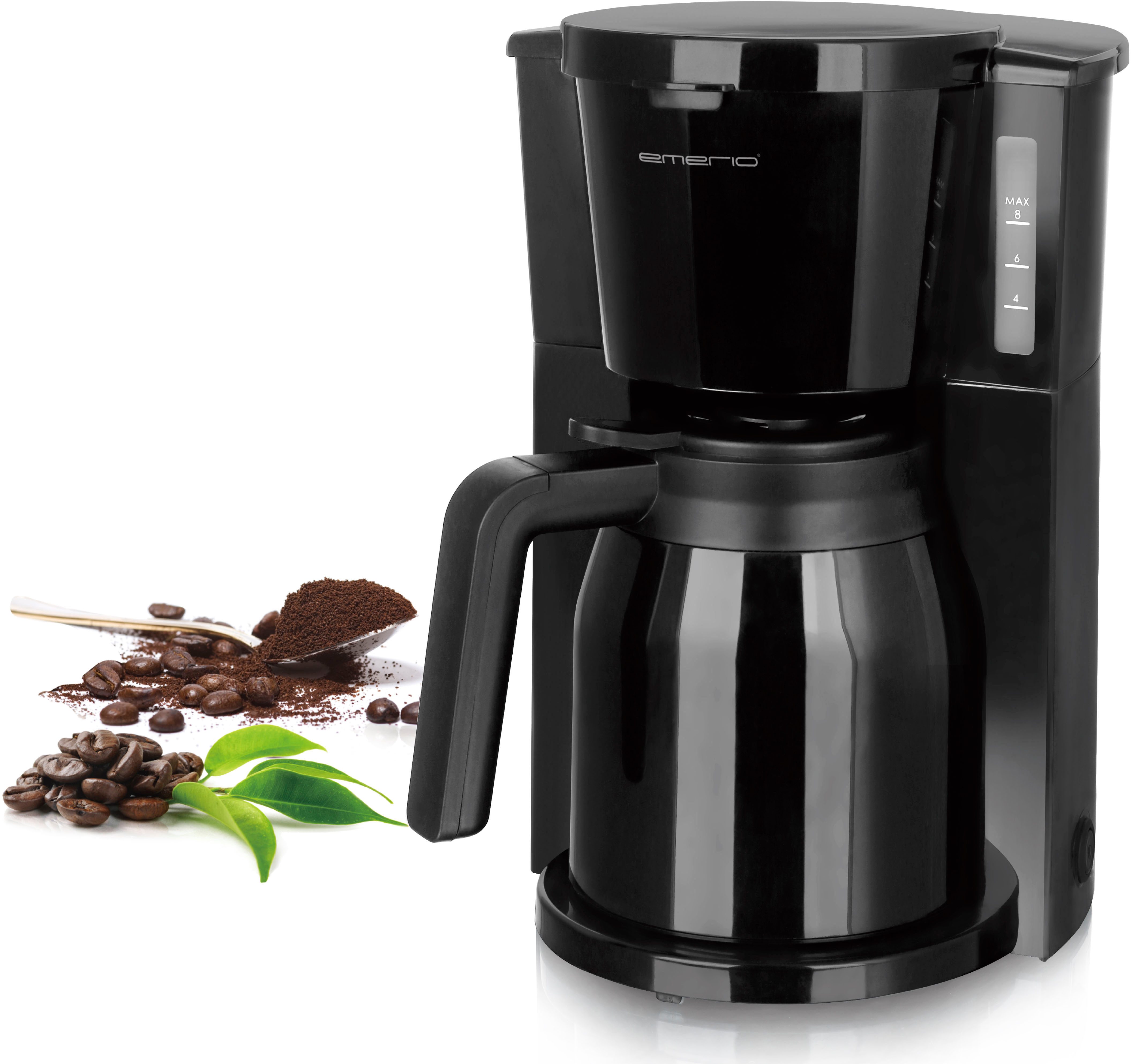 Emerio Filterkaffeemaschine CME-125050, inkl. 2x 1,0L Thermokannen, Papierfilter, Permanentfilter 1x4