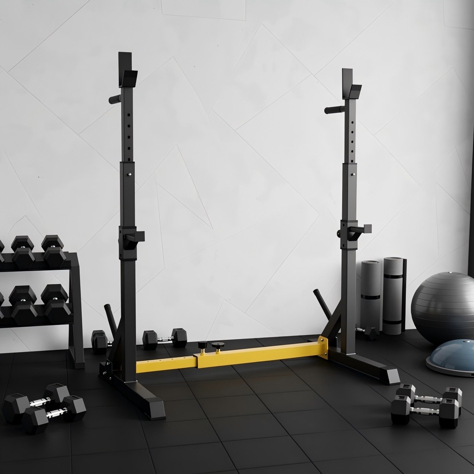 TLGREEN Squat Rack Verstellbare Hantelständer, (Multifunktions Barbell Rack), für für Sportstudio Zuhause Gewichtheben Bankdrücken bis 250 kg