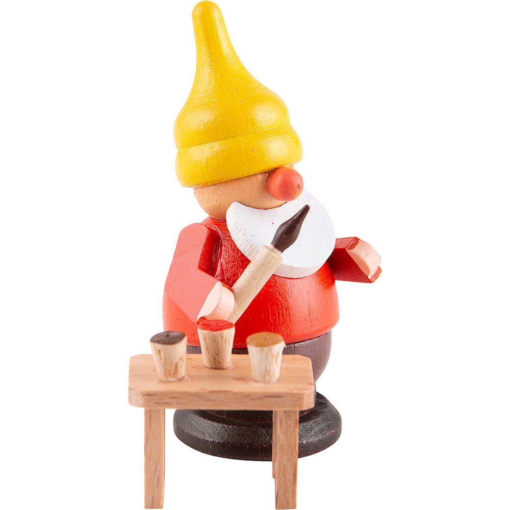 Spielwarenmacher Günther e.K. Dekofigur Zwerg mit Pinsel (6cm) von Spielwarenmacher Günther