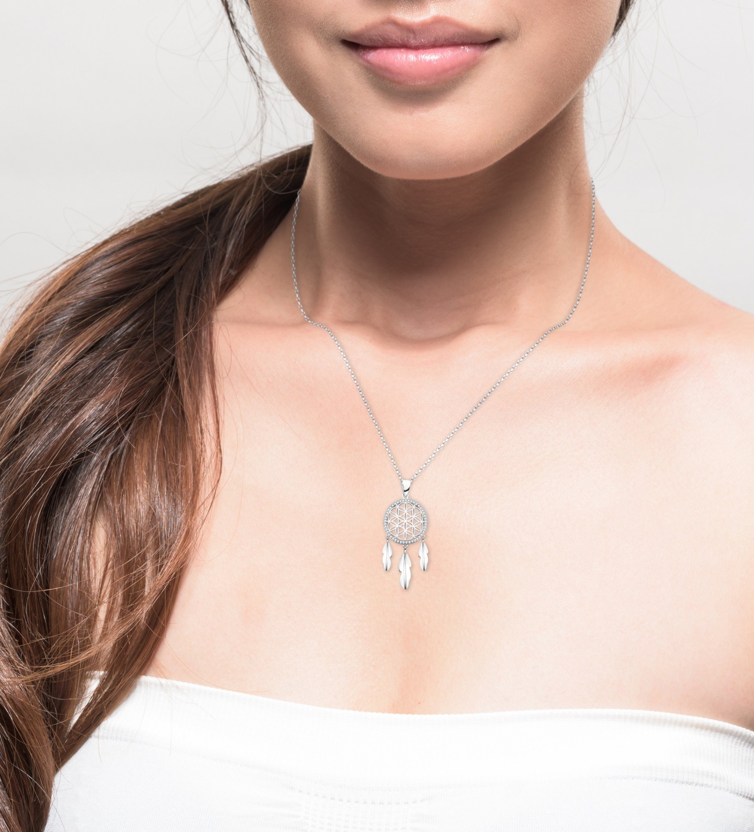 Sofia Milani Kette mit Anhänger Traumfänger, günstig online kaufen