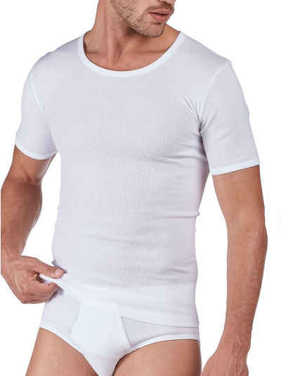 HUBER Unterziehshirt Herren Shirt kurzarm 2er Pack Cotton 2 Pack Double (Packung, 2-St) biologisch abbaubar