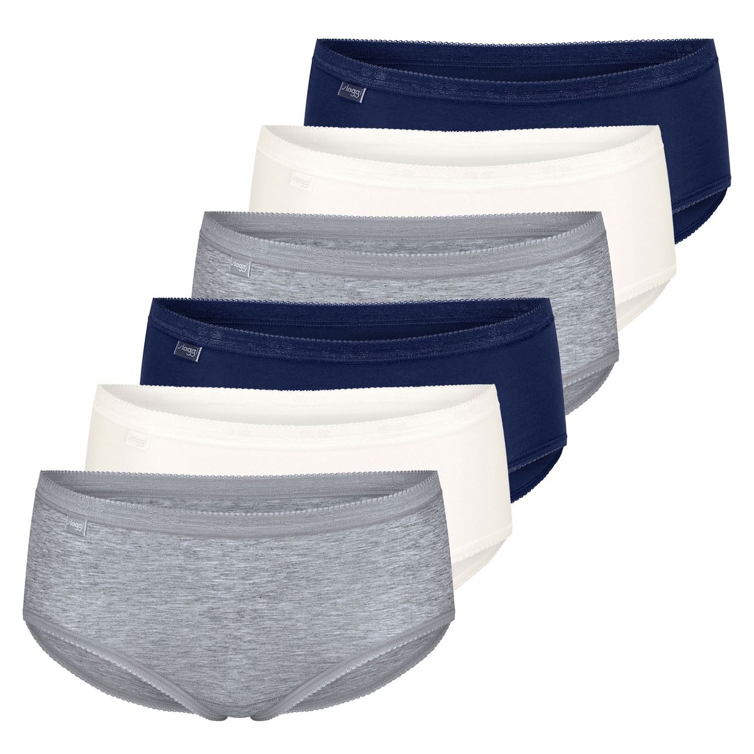 Grau / Weiß / Navy