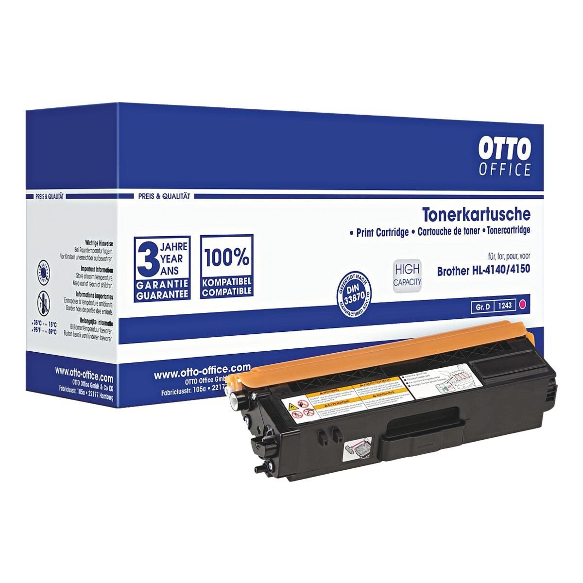 Otto Office  Office Tonerpatrone, ersetzt Brother »TN-325M« magenta