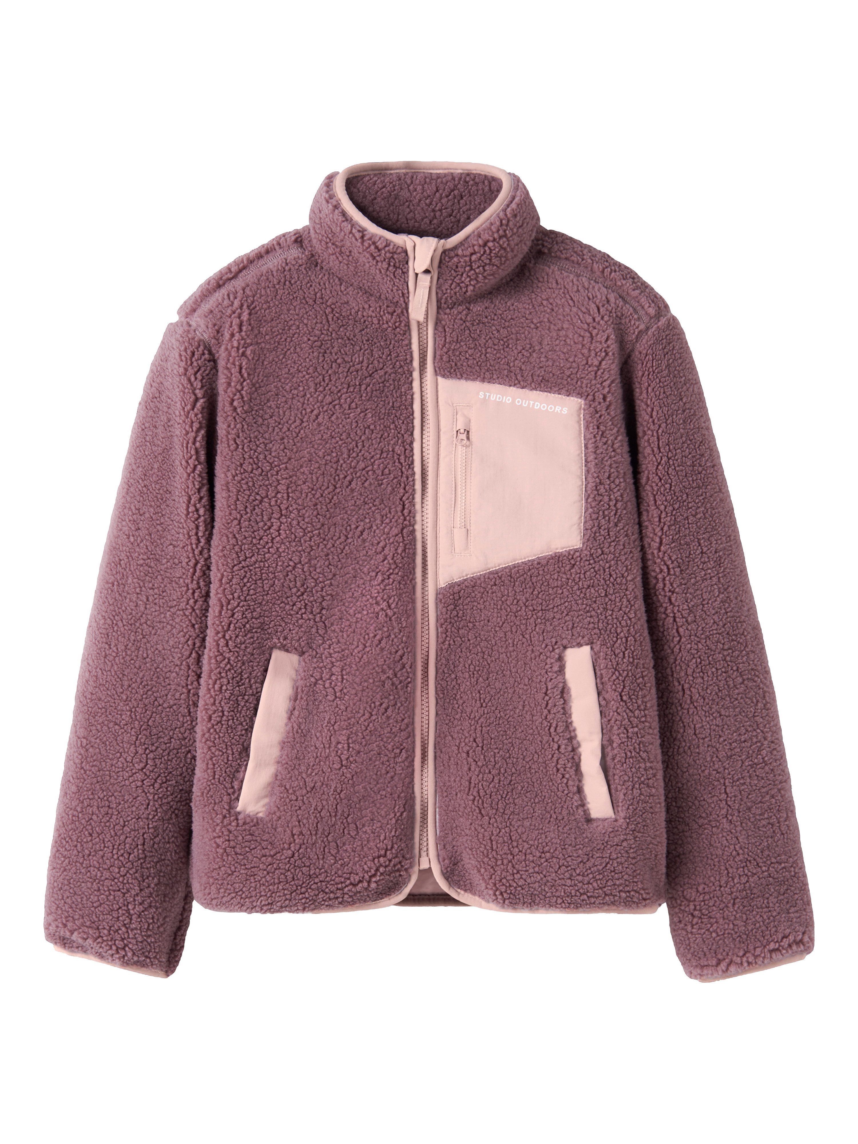 Name It Plüschjacke NKNMATTIA SHERPA JACKET PB1 Kunstfaser