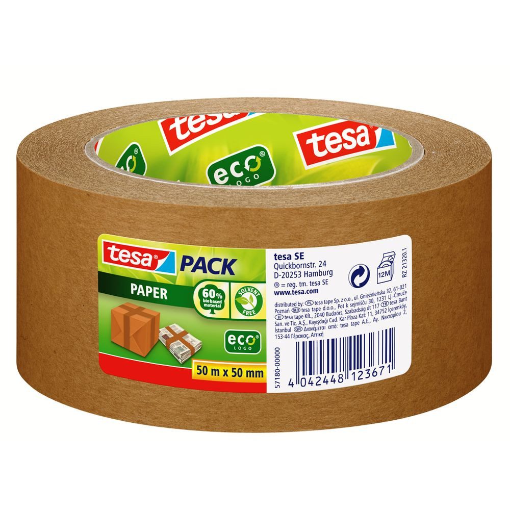 tesa Paket-Klebeband tesa Packband aus Papier braun 50mmx50m