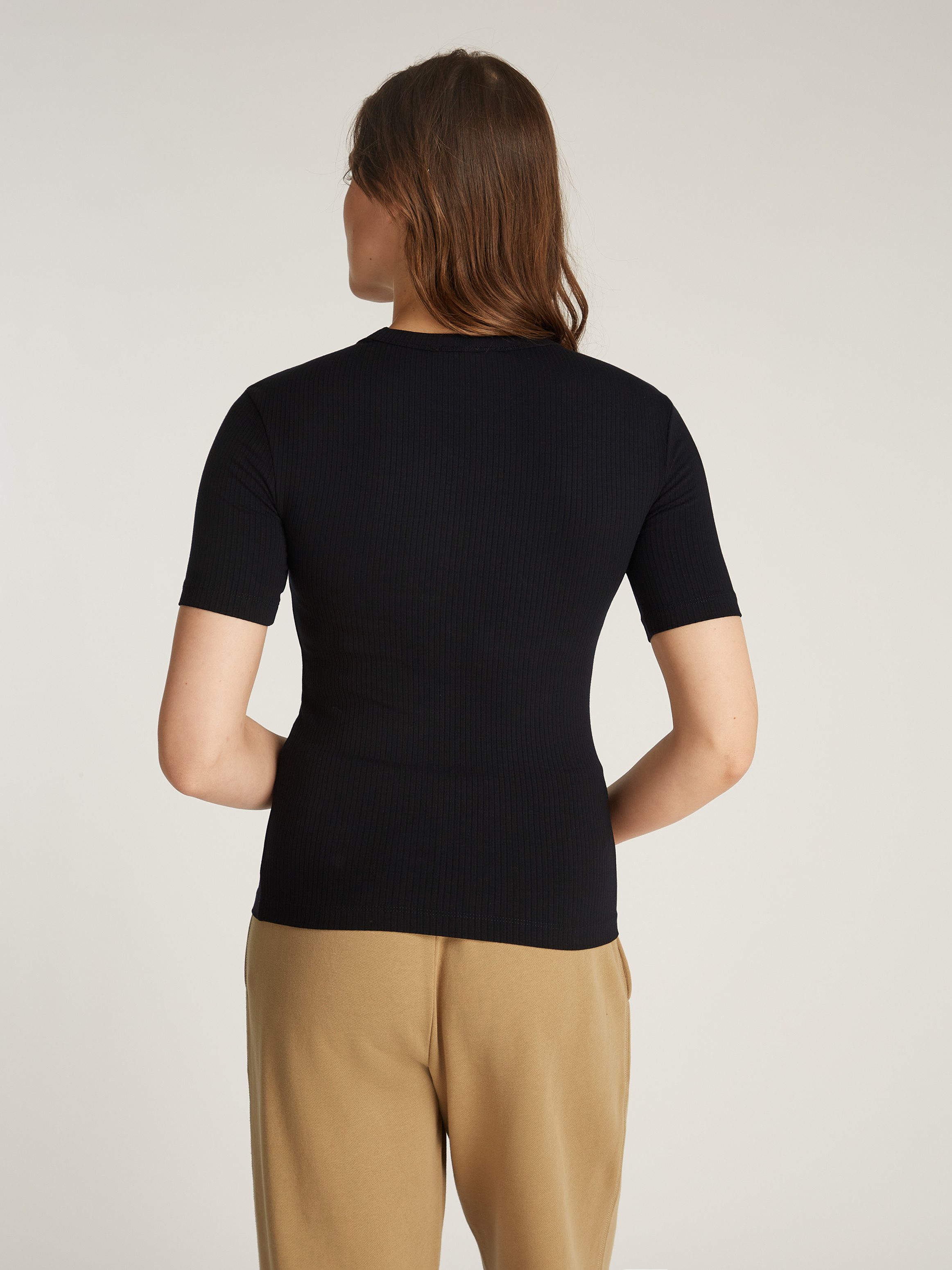Tommy Hilfiger Kurzarmshirt 5X2 RIB C-NK günstig online kaufen