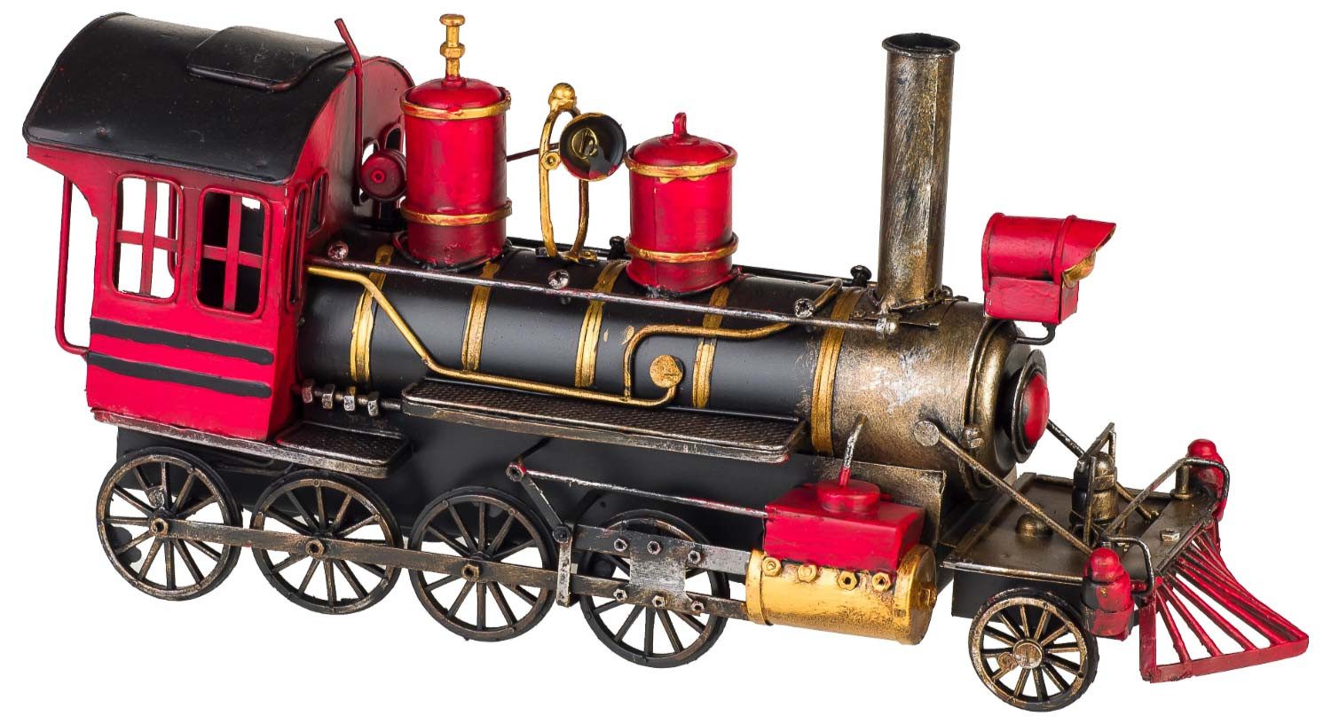 Dekoobjekt Modelllok Lokomotive Modellzug Zug Eisenbahn Lok Blech Nostalgie Antik