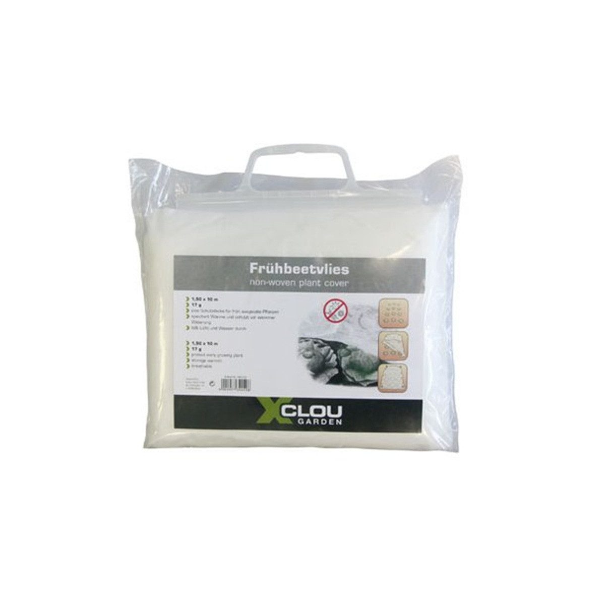 Greemotion Wintervlies in Weiß 1,5 x 10 m – Schutz vor Frost, Wind & Schnee, (1-St)