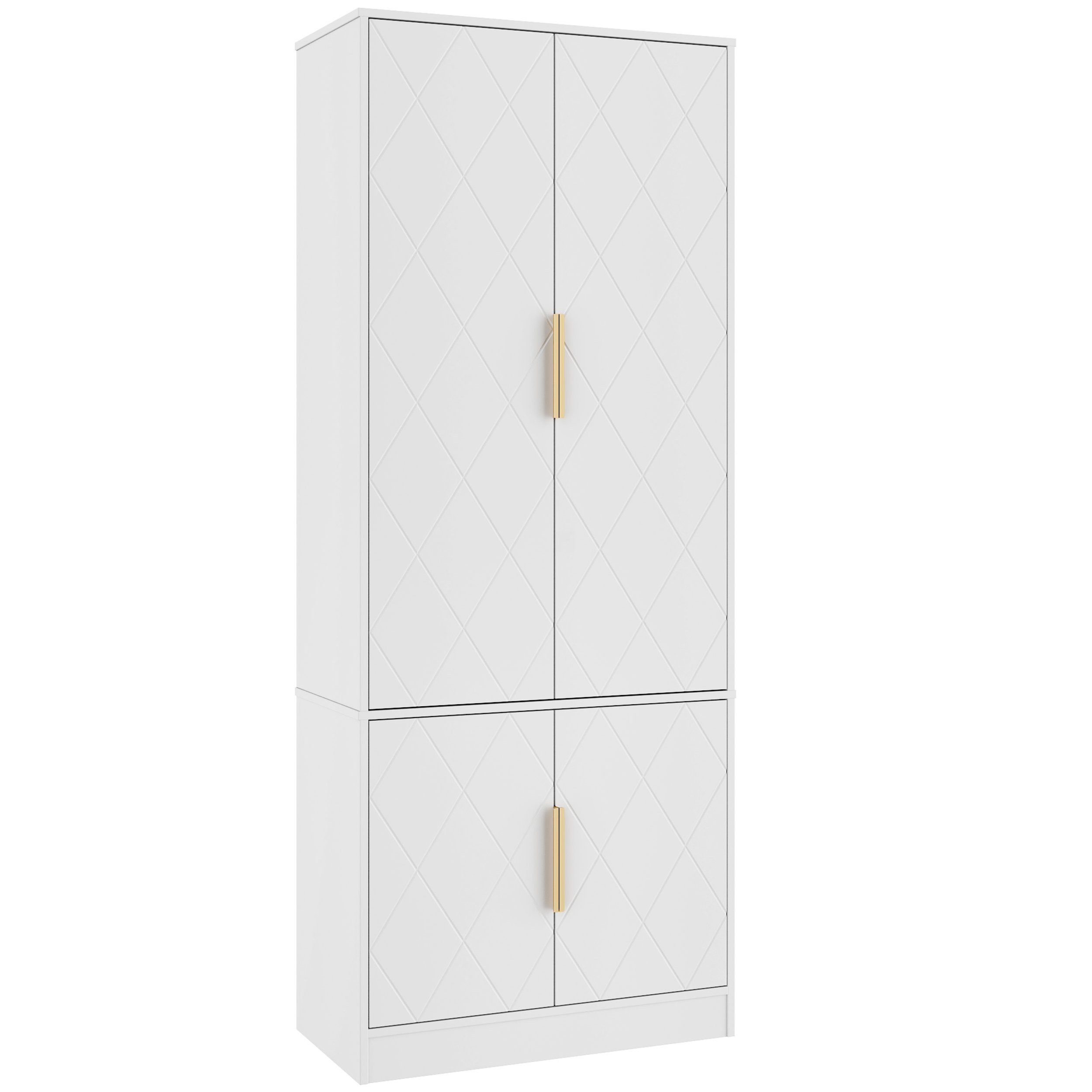UEV Hochschrank mit 4 Türen, Kücheschrank, günstig online kaufen