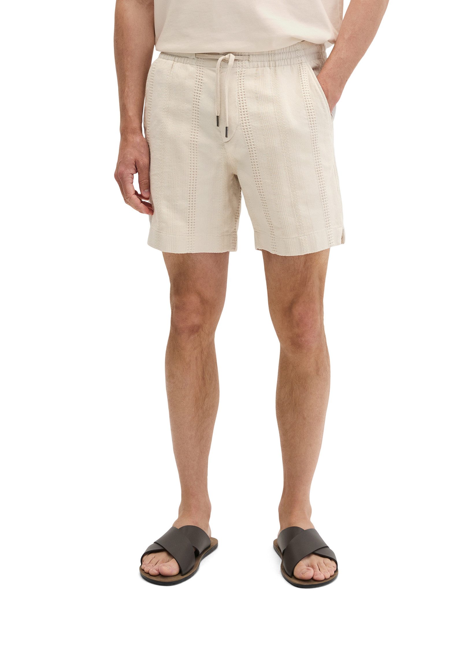 Marc O'Polo Shorts mit Jacquard-Struktur-Mix