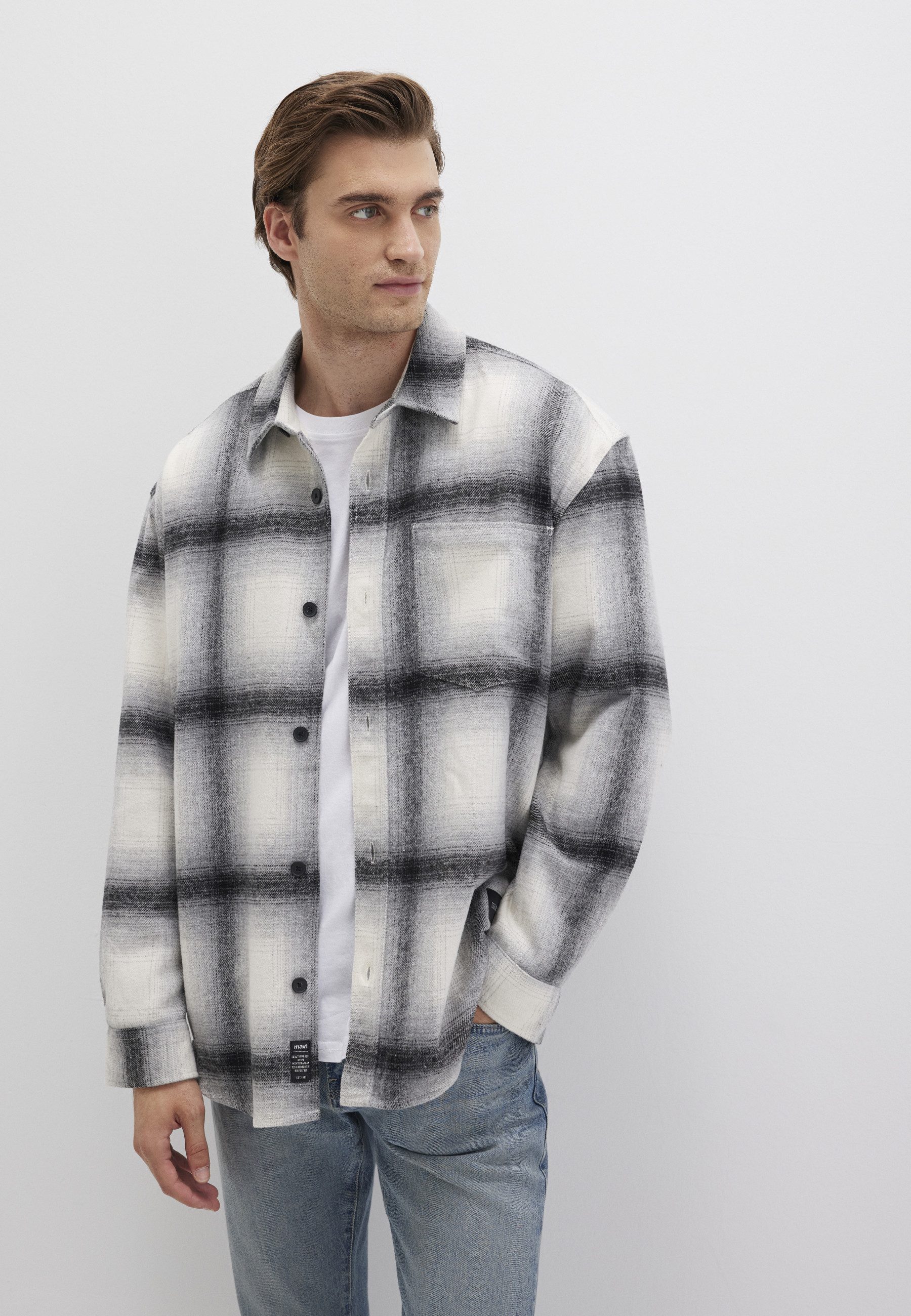 Mavi Langarmhemd CHECK SHIRT Karo Overshirt
