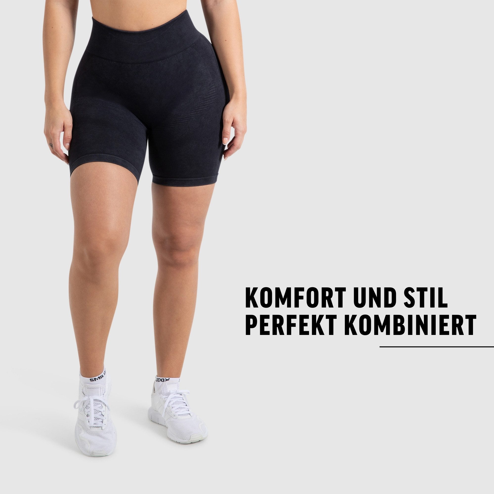 Smilodox Shorts Batik Acid Vera, Booty Scrunch Shaped Fit Radlerhose Butt Lift High Waist Booty Scrunch Radlerhose Fitness Laufen Yoga
