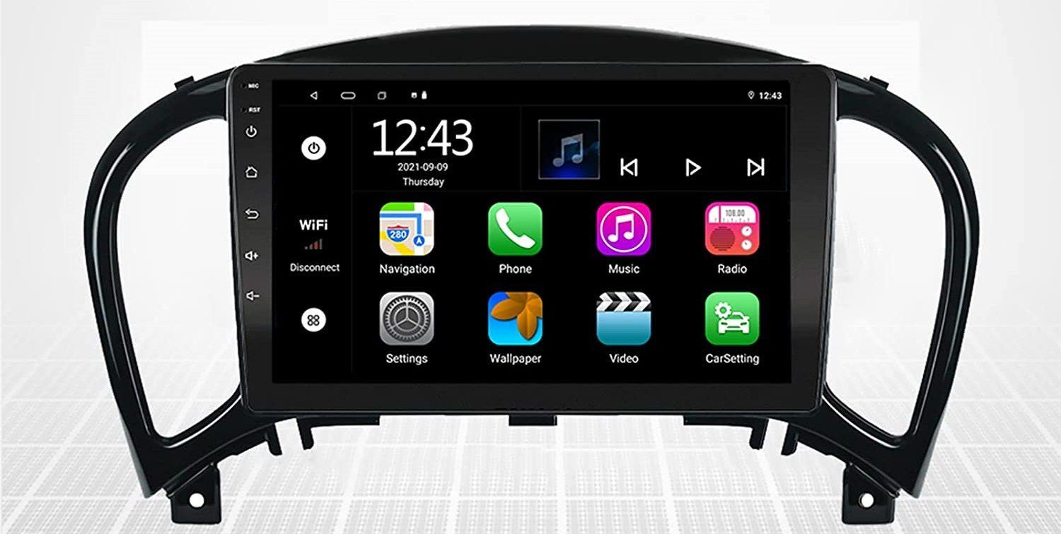 GABITECH 9"Android 13 Autoradio Carplay Navi für Nissan Juke / Infiniti ESQ Autoradio