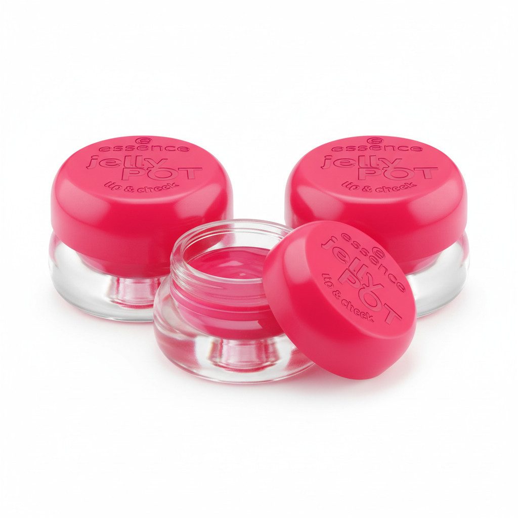 Essence Rouge jelly POT lip & cheek balm, 3-tlg.