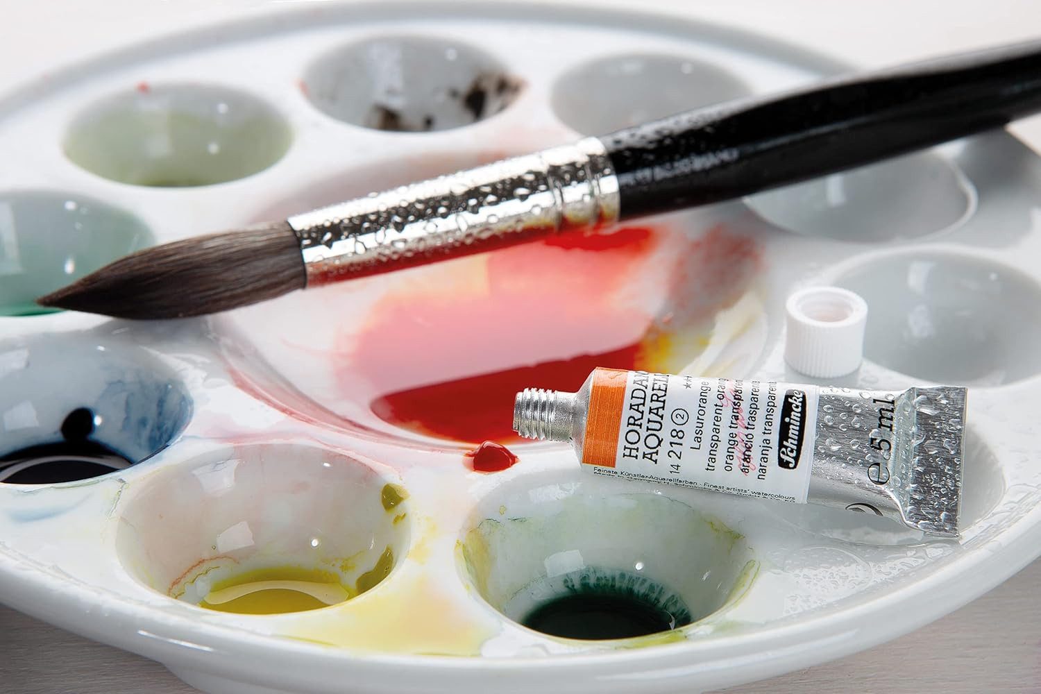 Schmincke Aquarellfarbe HORADAM Aquarell, 5ml in Alutube, Alle Farben