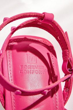 Next Forever Comfort® Nieten-Sandale mit Knöchelriemen Keilsandalette (1-tlg)