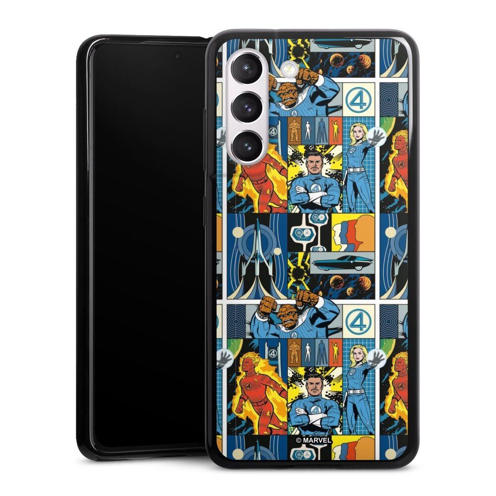 DeinDesign Handyhülle The Fantastic Four Pattern, Samsung Galaxy S21 FE 5G Silikon Hülle Bumper Case Handy Schutzhülle