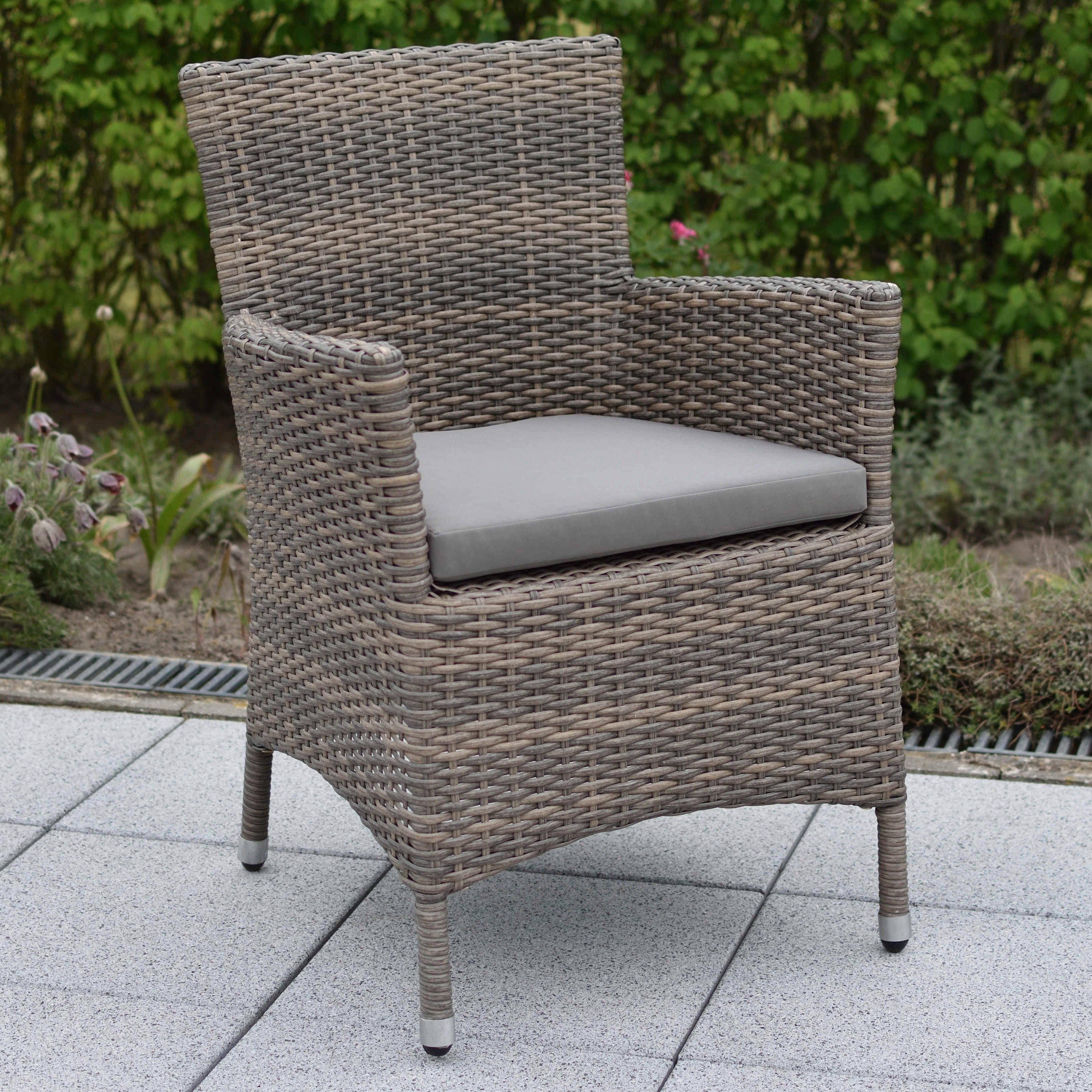 Polyrattan, inkl. Gartensessel (Set, Sitzkissen Set, 2er MERXX 2-St), Teneriffa