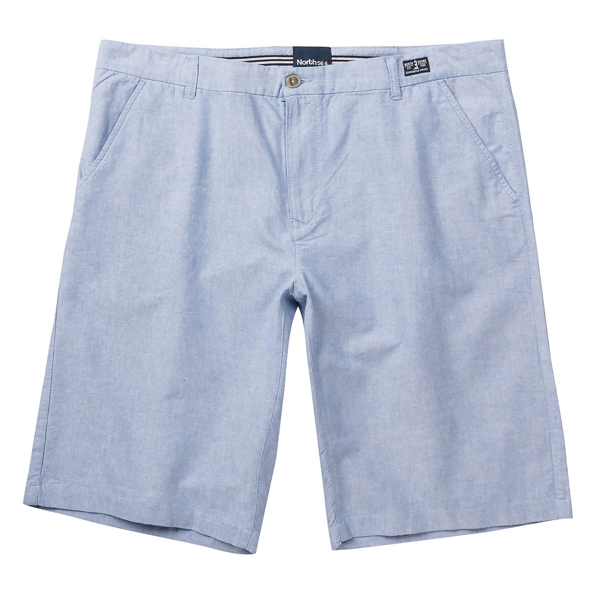north 56 4 Chinoshorts XXL North 56°4 Allsize Chino-Shorts hellblau meliert