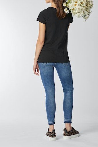 RICHROYAL T-Shirt in femininer Basic-Form günstig online kaufen