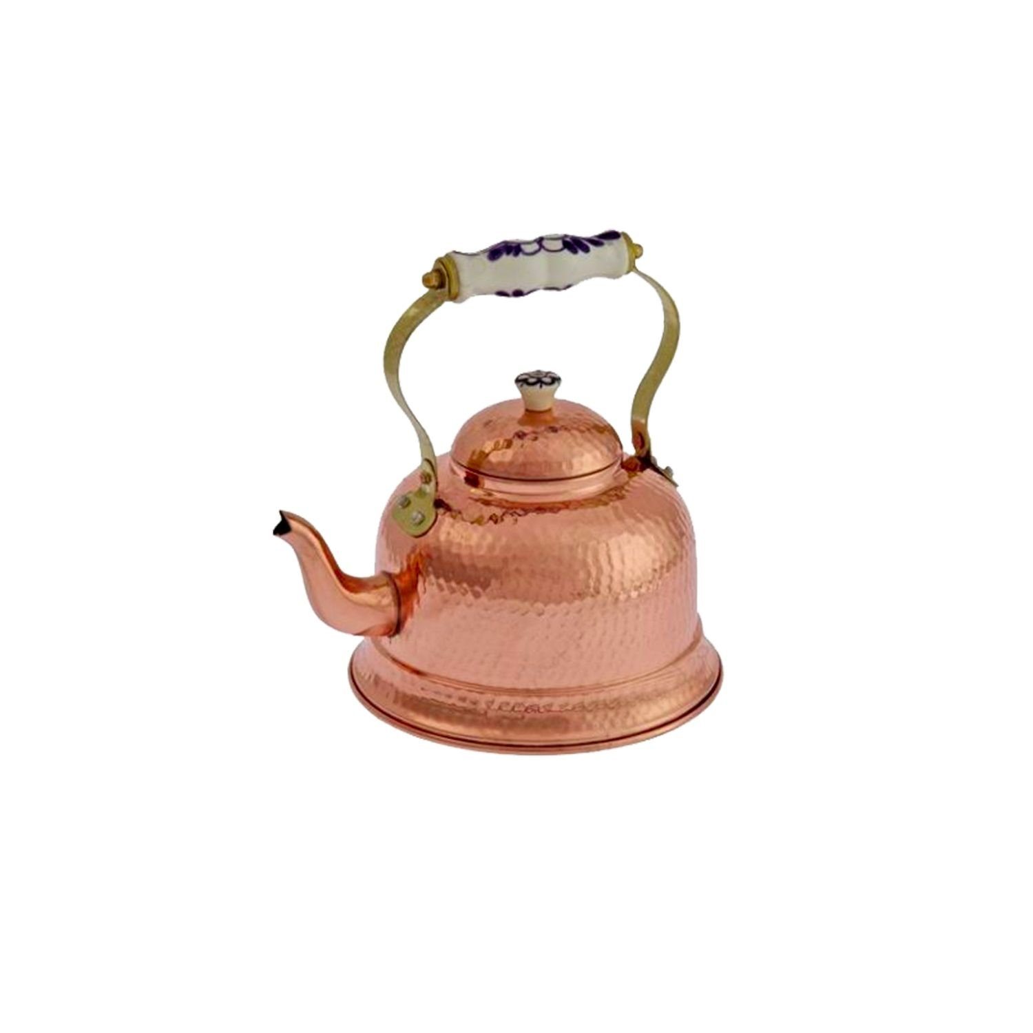 ich-zapfe Чайники Чайники, Teekessel - aus Kupfer, Gehämmerte, Mit Porzellangriff