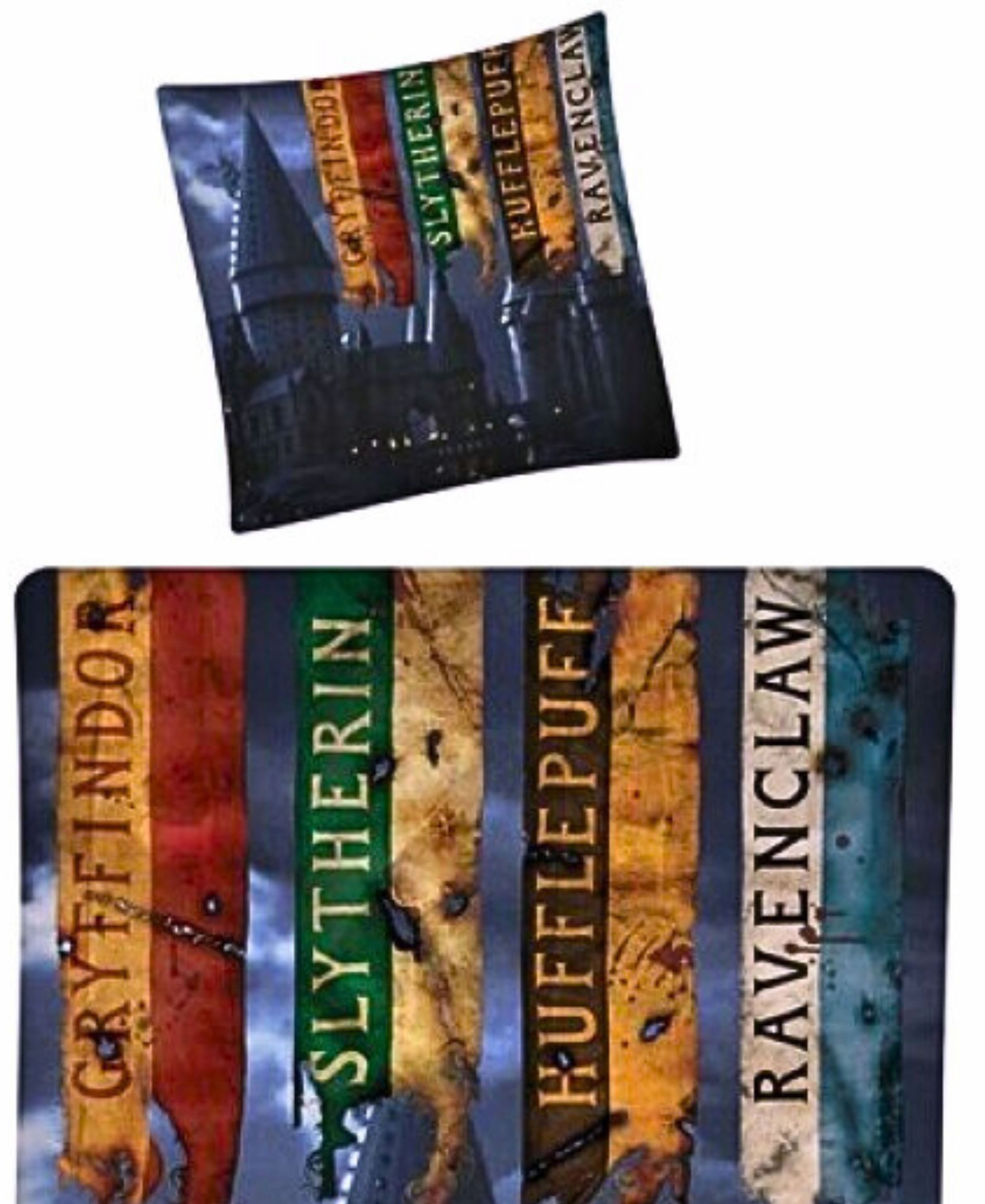 Harry Potter Bettwäsche Hogwarts, Baumwolle, 2 teilig, Wendebettwäsche 135-140 x 200 cm