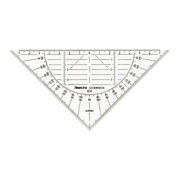 ARISTO Geodreieck ARISTO Geodreieck Dreieck 16cm transparent