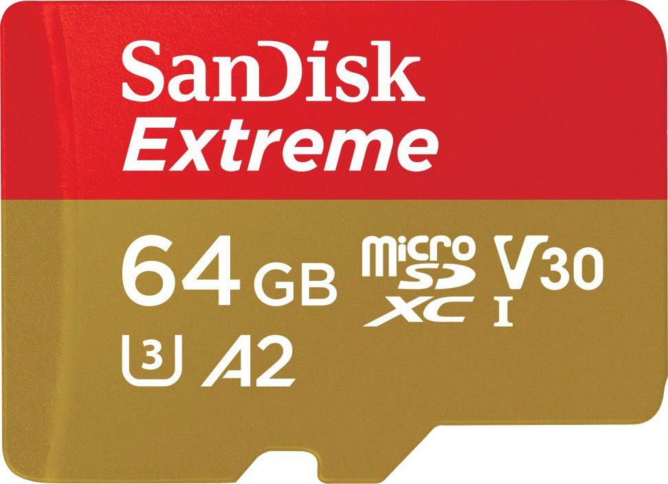 Sandisk Extreme 64GB Speicherkarte (64 GB, UHS Class 3, 170 MB/s Lesegeschwindigkeit) – Bild 2 von 4