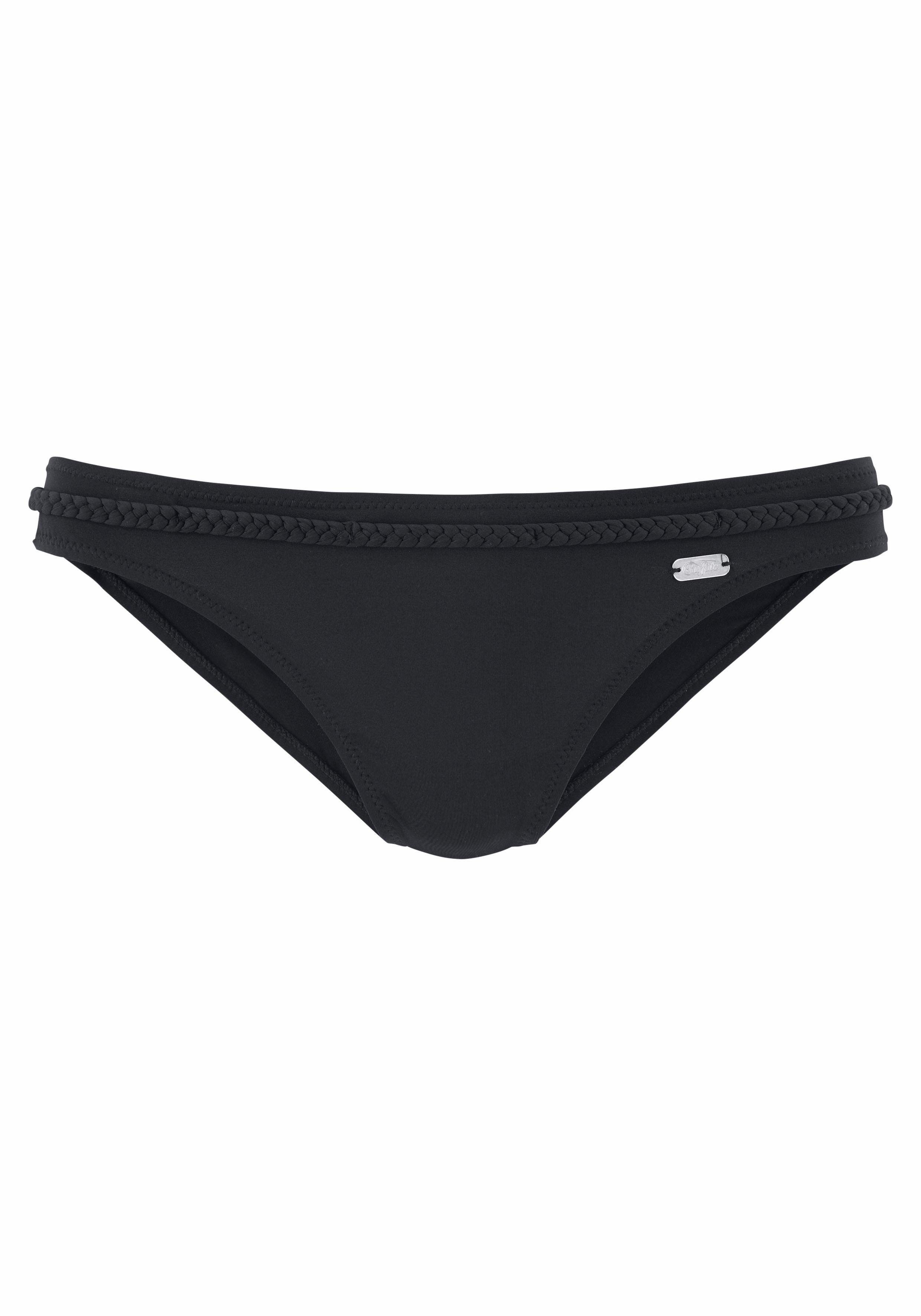 Buffalo Bikini-Hose Happy mit geflochtenem Ziergürtel günstig online kaufen