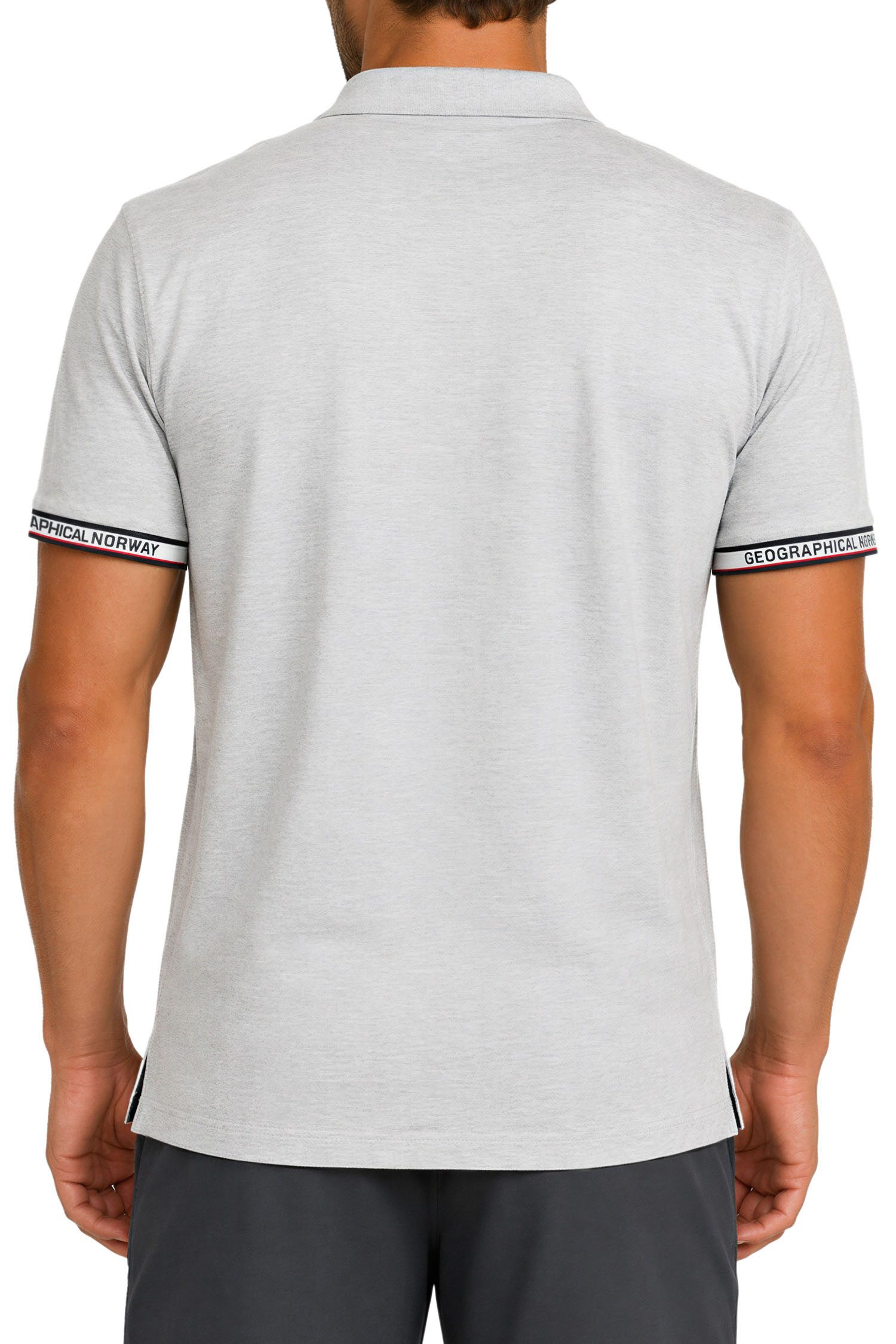 Geographical Norway Poloshirt Herren Regular Fit Polohemd bakoliar men Bedruckte Ärmelabschlüsse mit Markenprint – Bild 2 von 5
