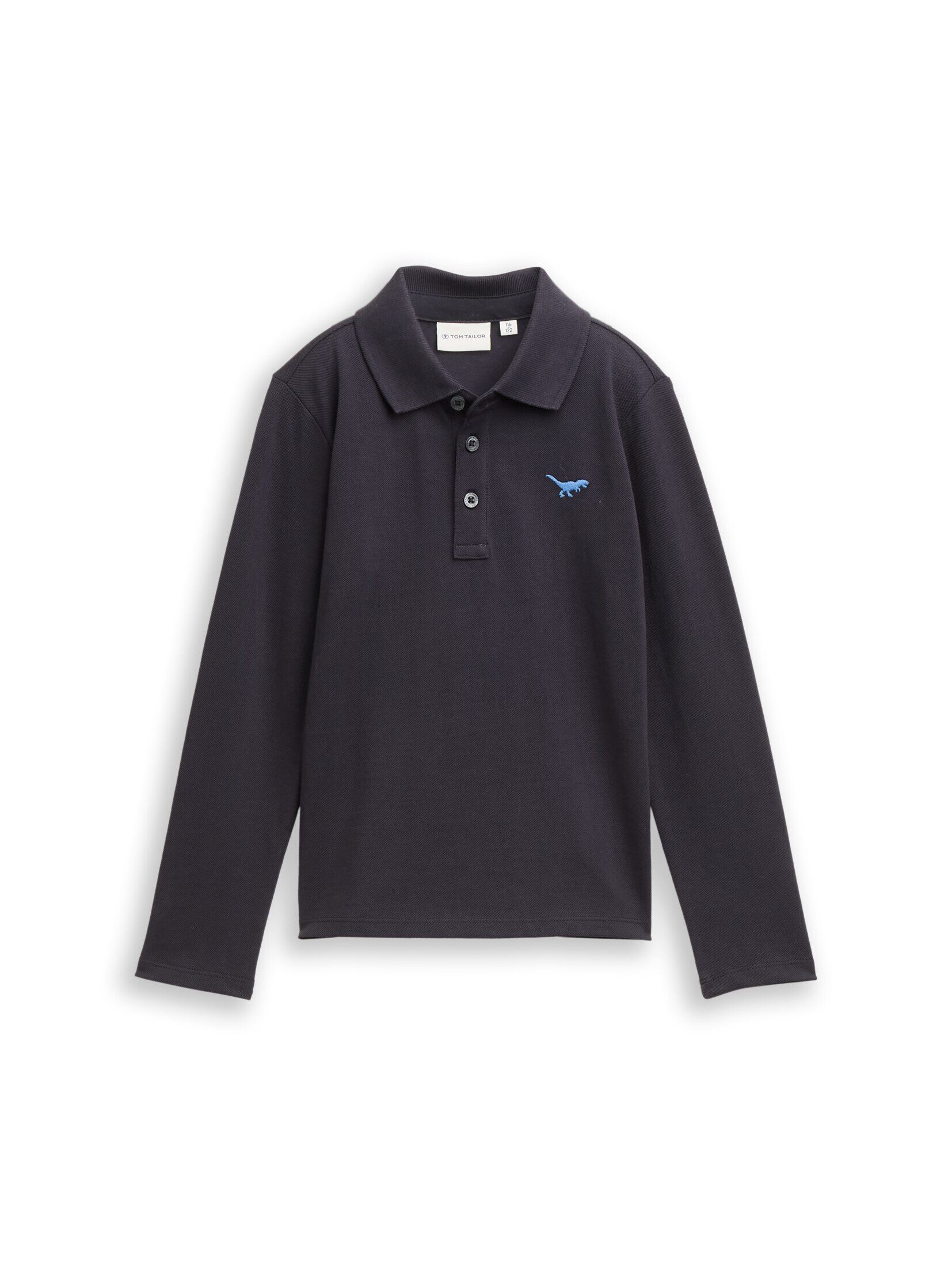 TOM TAILOR Langarm-Poloshirt Poloshirts Langarm Poloshirt mit Stickerei
