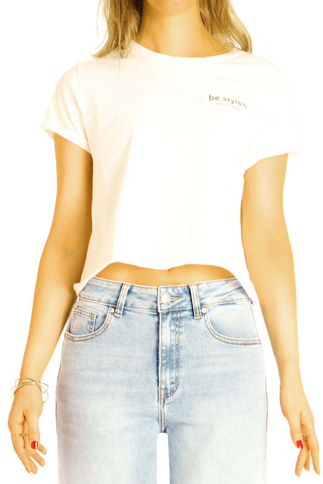 be styled High-waist-Jeans Lockere Mom Fit Boyfriend Jeans Hose High Waist Jeans - Damen - j33k mit Stretch-Anteil