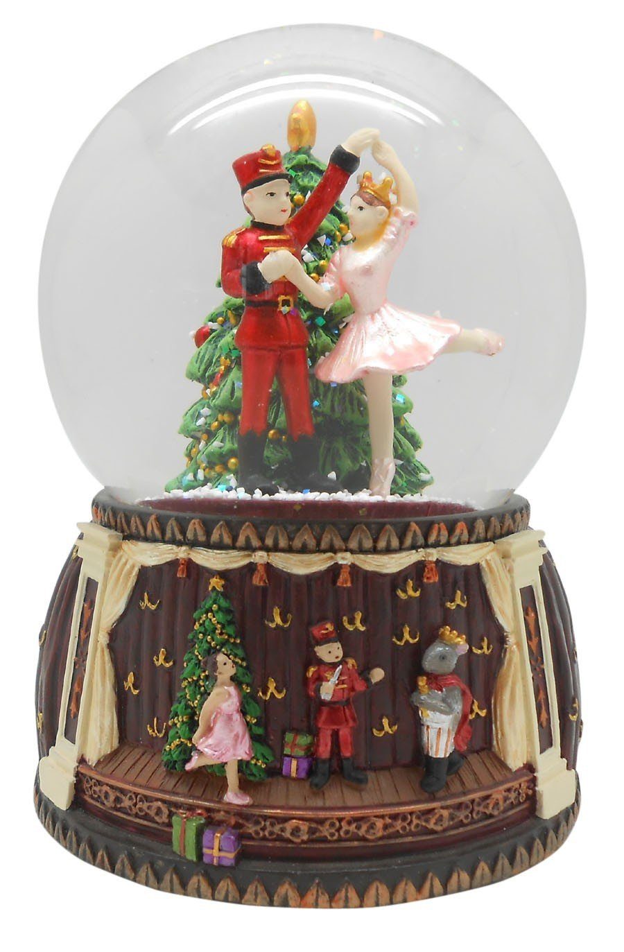Musicboxworld Spieluhr Schneekugel Nußknackerballett