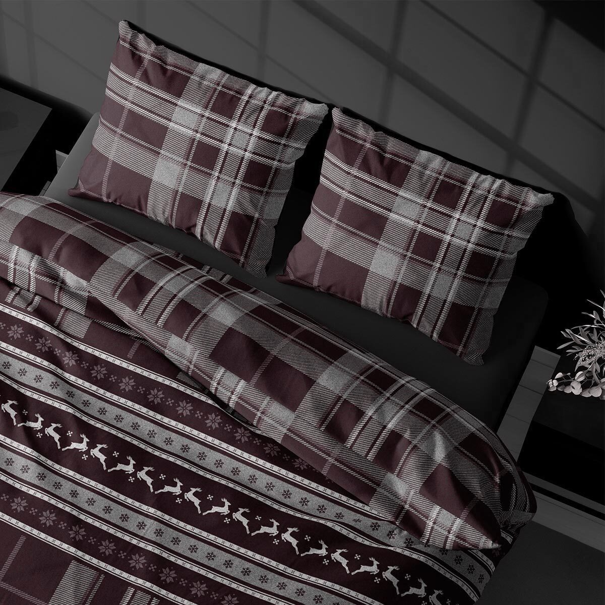 TRAUMSCHLAF Bettwäsche Noelle, Flanell, 2 teilig, Hochwertige Flanell Bettw günstig online kaufen