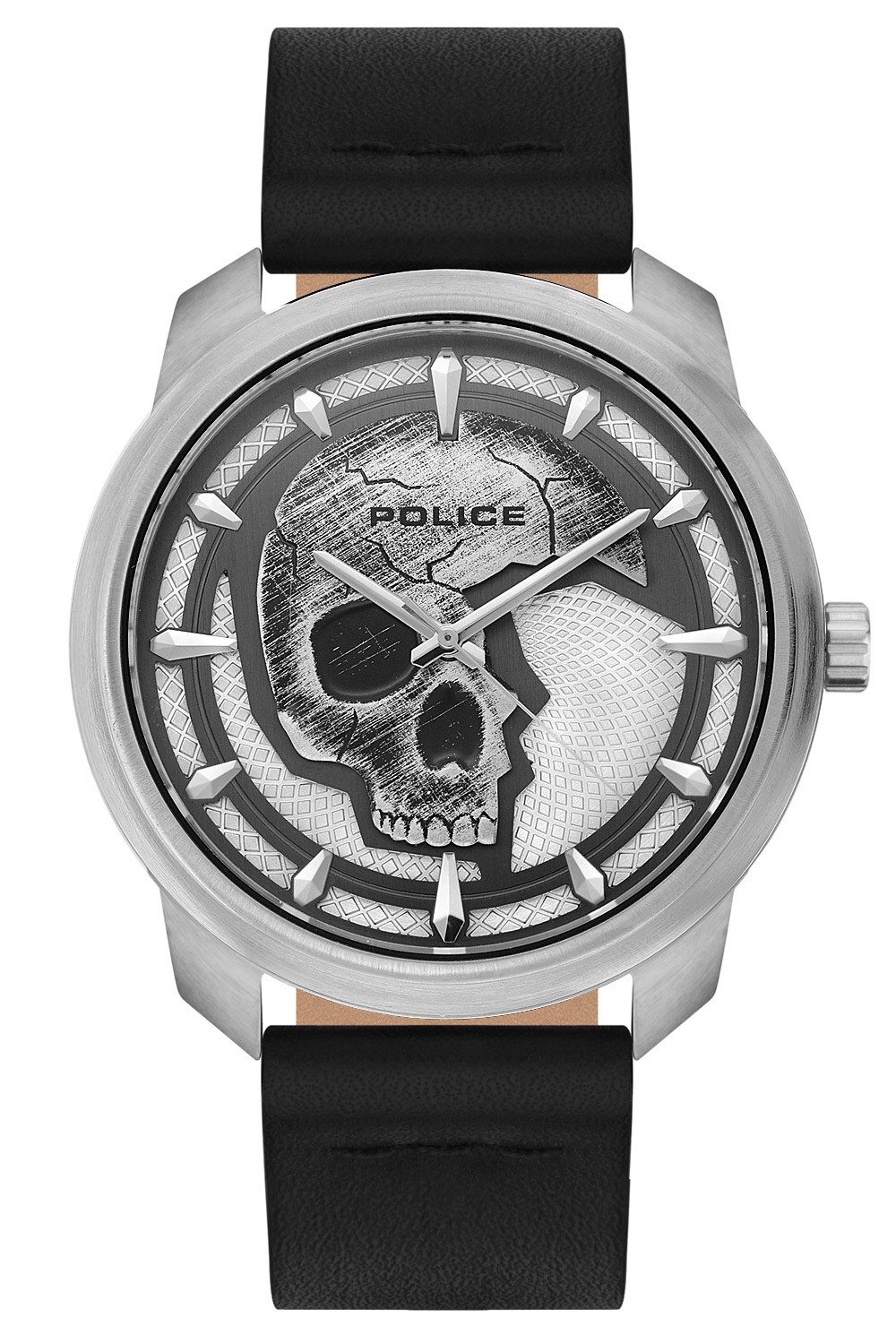 Police Quarzuhr Bleder Schwarz/Stahl