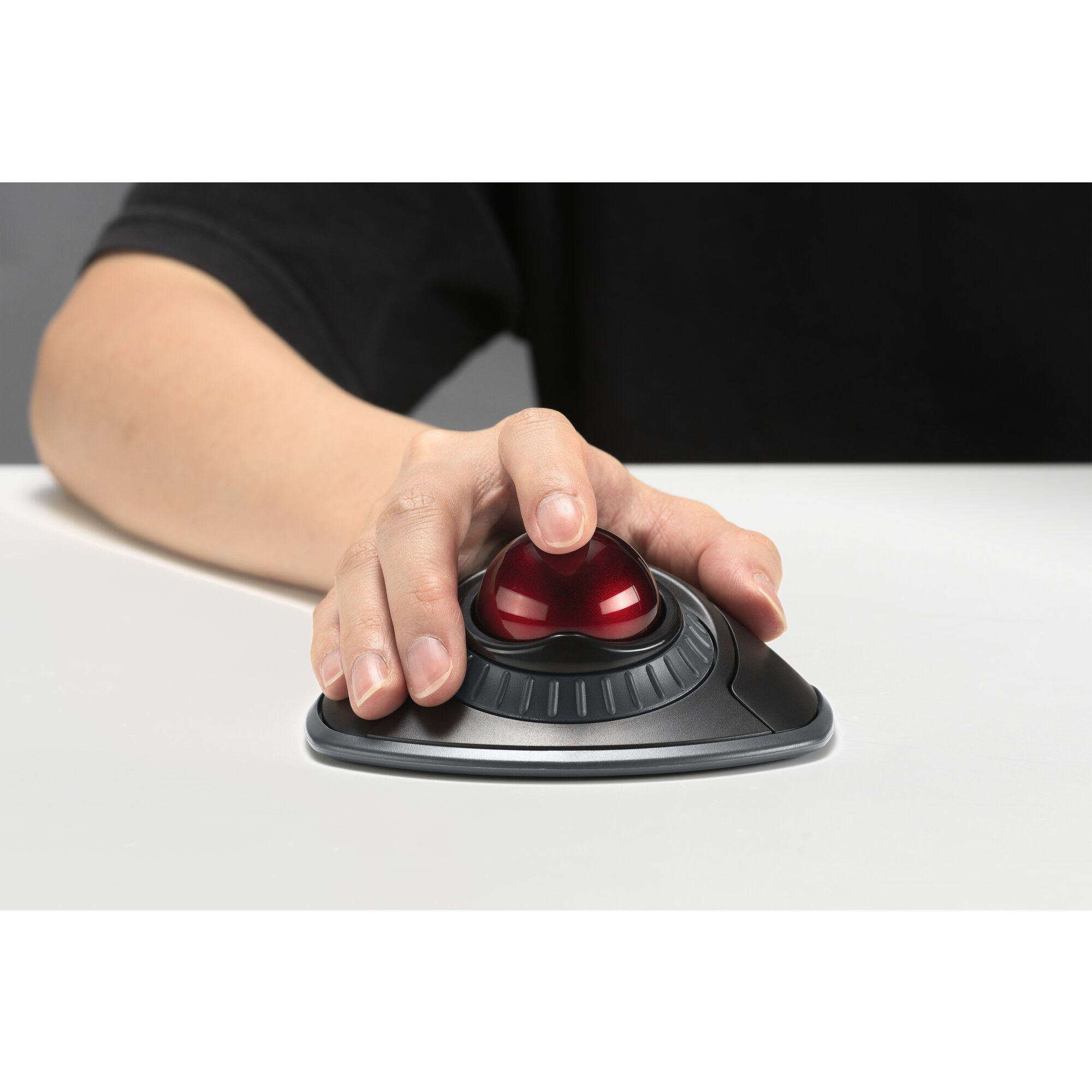 KENSINGTON ORBIT WITH SCROLL RING WIRELESS TRACKBALL - BLACK Maus