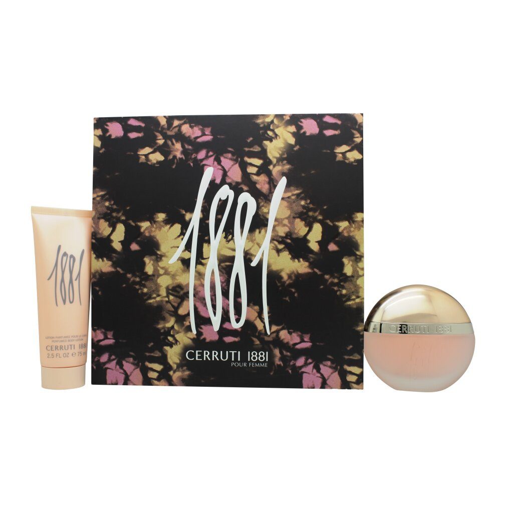 CERRUTI Duft-Set 1881 Pour Femme Gift Set 50ml EDT + 75ml Body Lotion