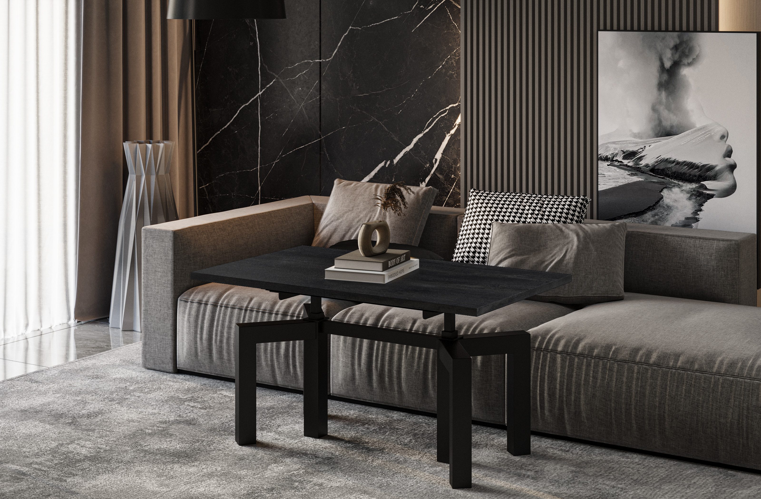Endo-Moebel Couchtisch Oliana - ausziehbar 110-170cm günstig online kaufen