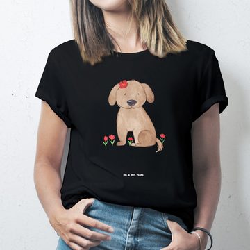 Mr. & Mrs. Panda T-Shirt Hund Dame - Schwarz - Geschenk, Sprüche, Hundebesitzer, Hundeliebe, N (1-tlg)