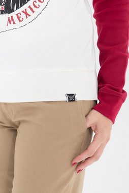 QueenKerosin Sweater Tijuana Mexico in Two-Tone Optik