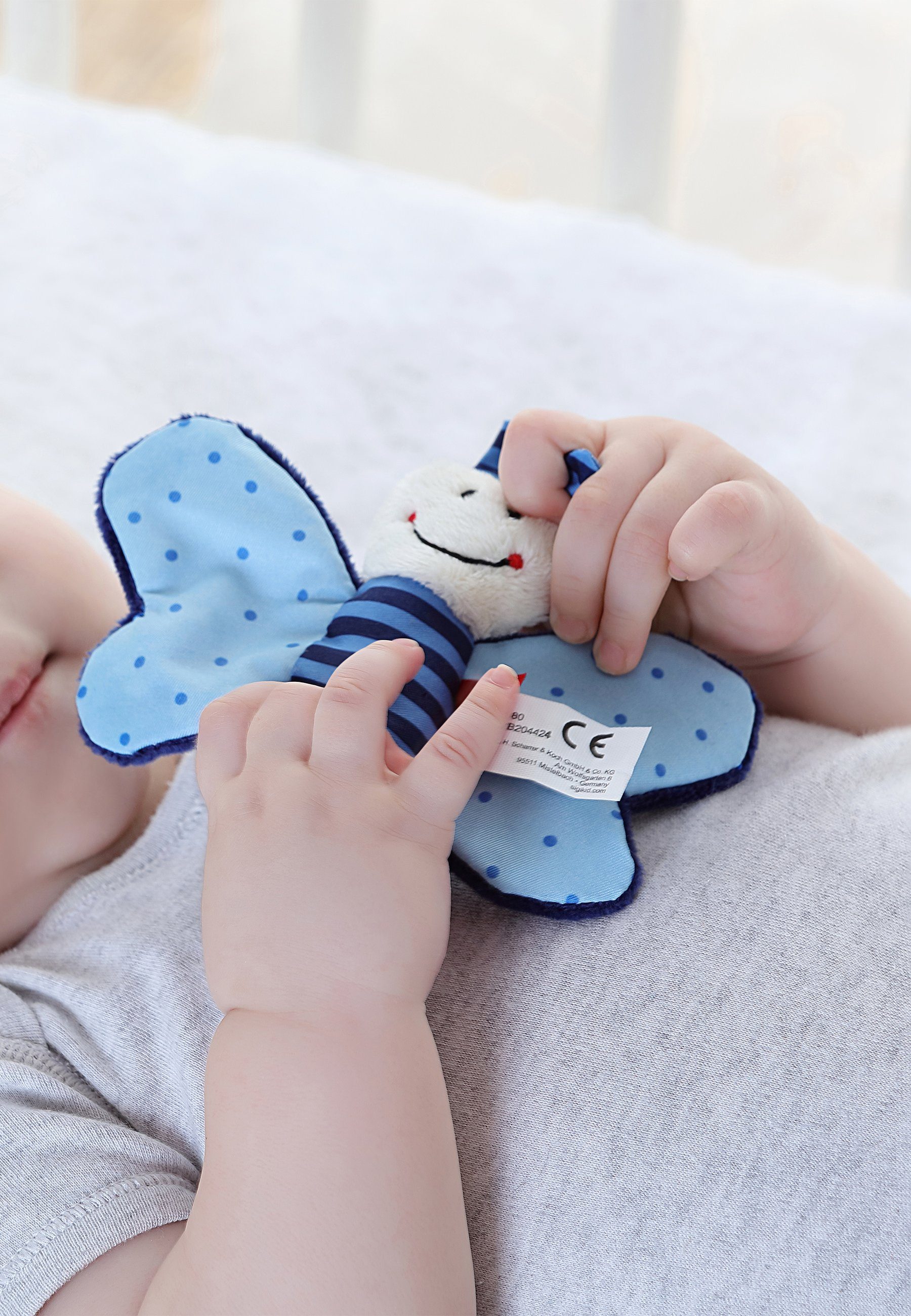 Sigikid Greifling Knister-Greifling Schmetterling RedStars (1-tlg)