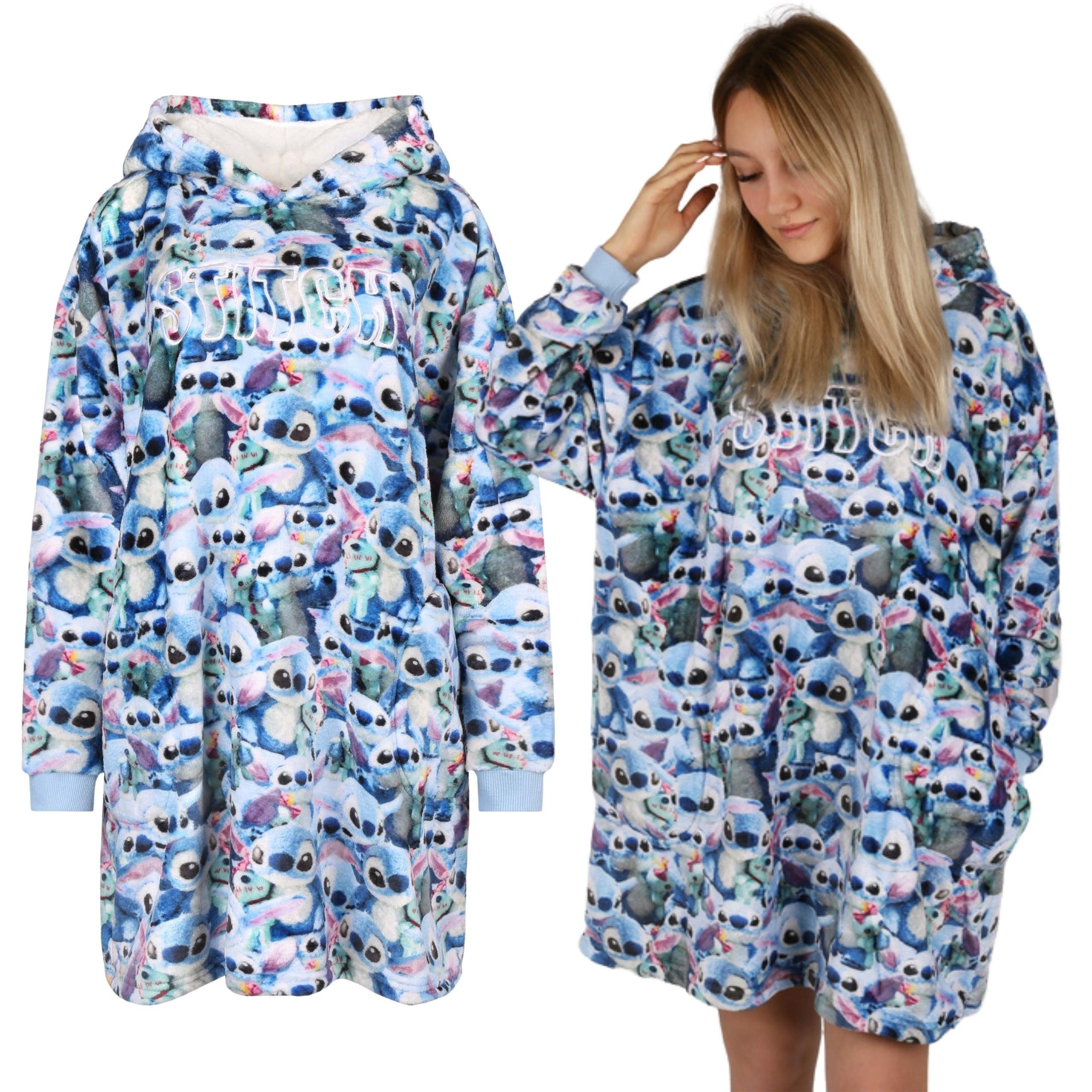 Sarcia.eu Damenbademantel DISNEY Stitch Pullover/Bademantel/Decke mit Kapuz günstig online kaufen
