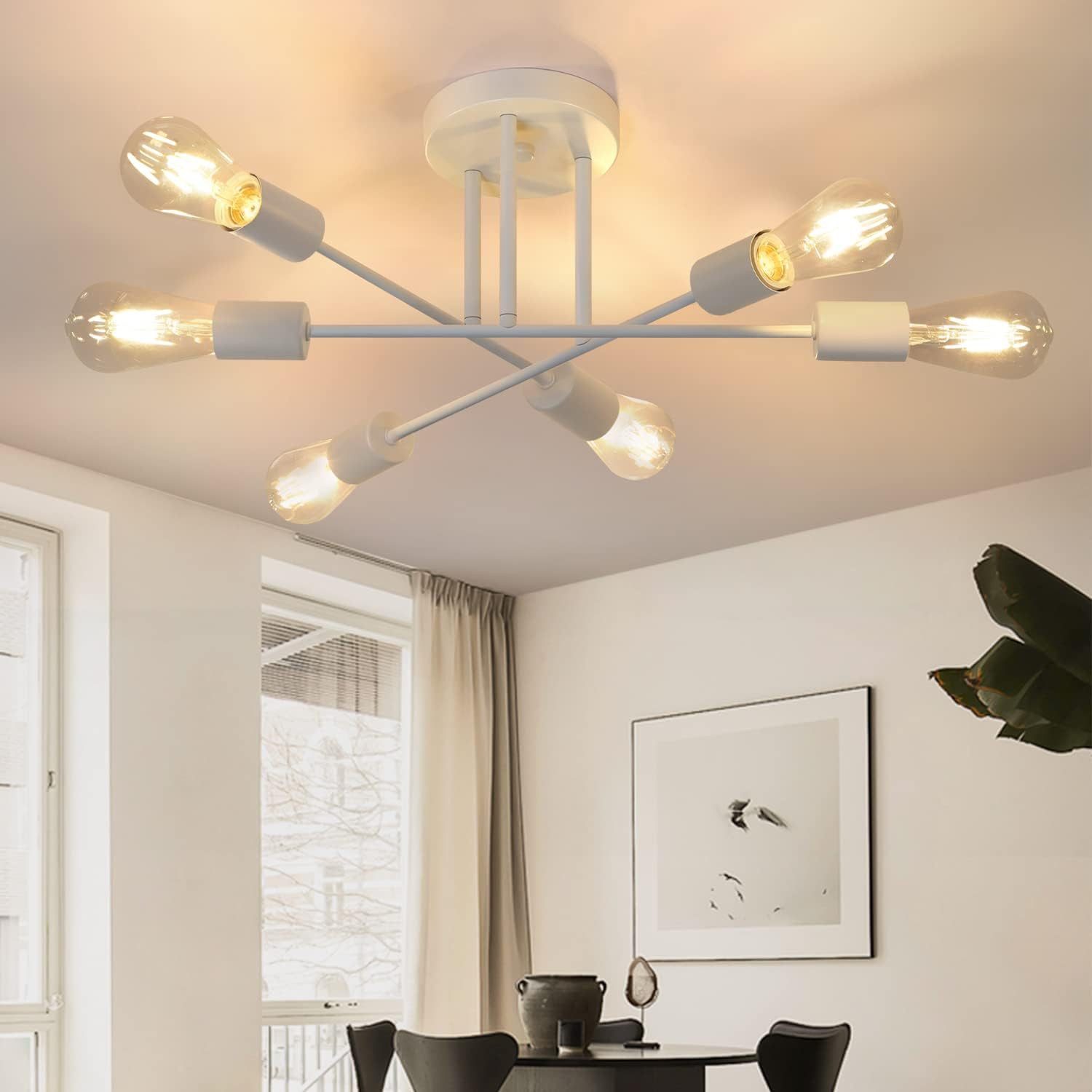 ZMH Deckenleuchten 6 Flammig Deckenlampe Vintage günstig online kaufen