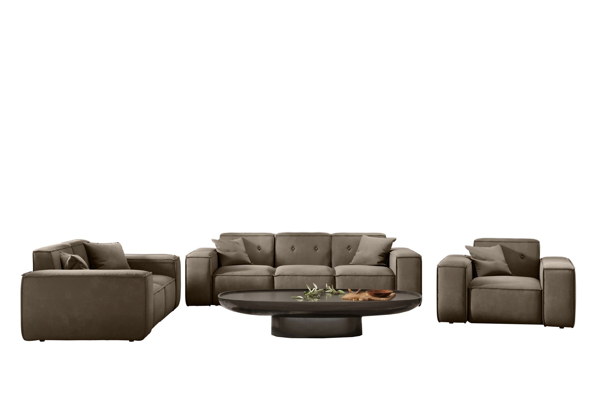 Fun Möbel Polstergarnitur Sofaset Designersofa CESINA günstig online kaufen