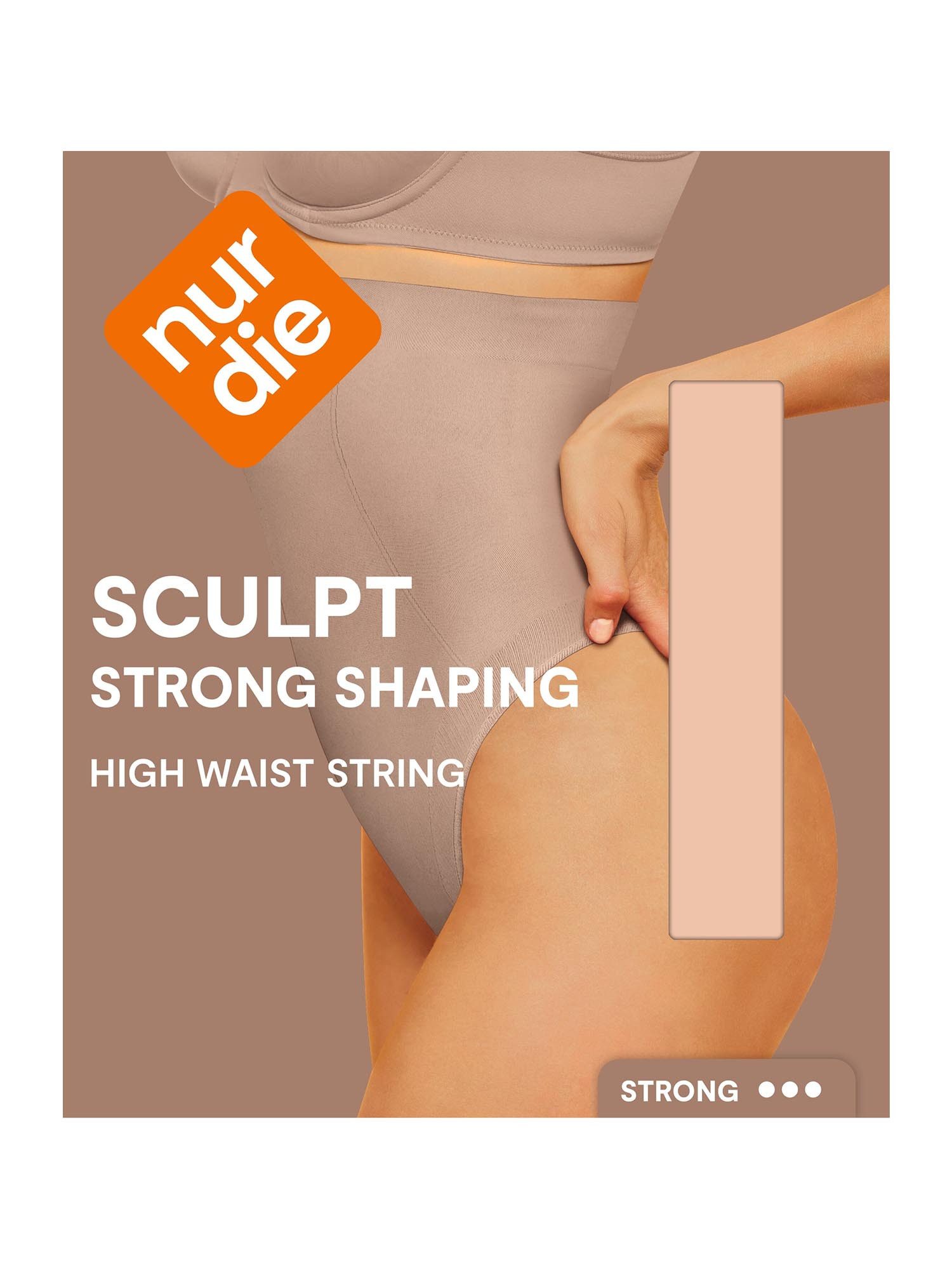 Nur Die Shapingslip Highwaist Sculpt Strong Shaping Shape Slip, Shapewear Slip, Bauchweg Slip
